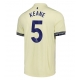 Everton Michael Keane #5 Replike Gostujuci Dres 2025-26 Kratak Rukav
